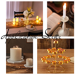 Iron Candle Holder&nbsp;DJEW-FH0001-03