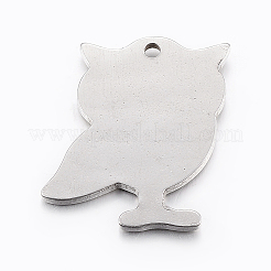 Tarnish Resistant 304 Stainless Steel Pendants&nbsp;STAS-E421-046P