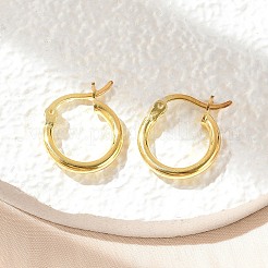 925 Sterling Silver Hoop Earrings&nbsp;STER-P047-13A-G
