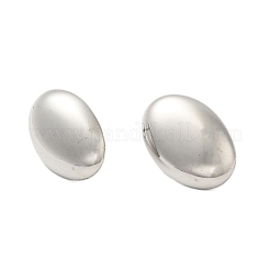 304 Stainless Steel Oval Stud Earrings for Women&nbsp;EJEW-U020-22P