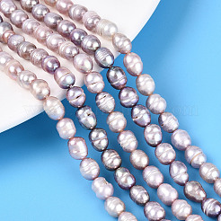 Natural Cultured Freshwater Pearl Beads Strands&nbsp;PEAR-N012-05Y-02