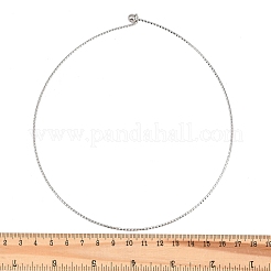 1.5MM Textured 304 Stainless Steel Necklace Making&nbsp;STAS-P444-02P
