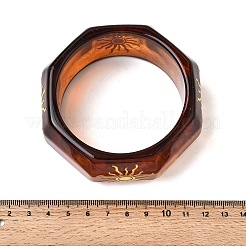Resin Bangles for Women&nbsp;BJEW-B167-01B