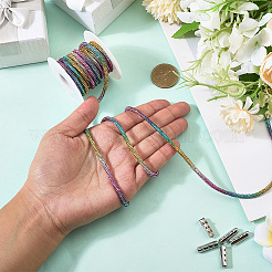5 Yards Rhinestone Synthetic Rubber Cords&nbsp;OCOR-SP0001-33F