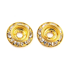 Brass Crystal Rhinestone Beads&nbsp;RB-F035-06A-G