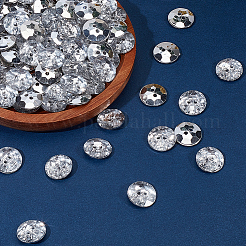 100Pcs 2-Hole Acrylic Buttons&nbsp;BUTT-CY0001-32