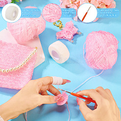 2 Skeins Polyester Yarn&nbsp;DIY-MB0003-08