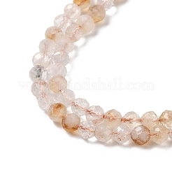 Natural Citrine(Heated) Beads Strands&nbsp;G-K366-C11-4mm