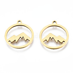201 Stainless Steel Pendants&nbsp;STAS-Q240-033G