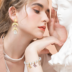 20Pcs Flat Round Brass Stud Earring Findings&nbsp;KK-BBC0013-96D