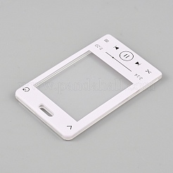 Music Player Pattern Plastic ID Card Holder&nbsp;AJEW-WH0709-327A