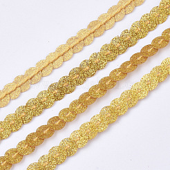 Ornament Accessories Plastic Paillette Bead Strands&nbsp;PVC-T006-02J