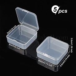 Transparent Plastic Bead Containers&nbsp;CON-WH0074-63E