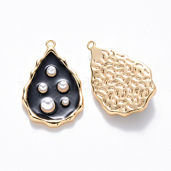 Brass Enamel Pendants&nbsp;KK-T049-053G-04-NF