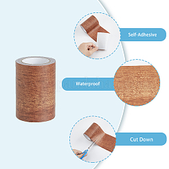 PE Imitation Wood Grain Adhesive Tape&nbsp;AJEW-WH0270-222H