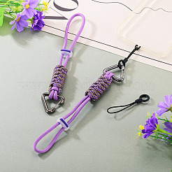 Polyester Cord Ropes Pendant Decorations&nbsp;HJEW-TADJ0022-01B