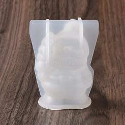 DIY 3D Christmas Santa Claus Display Decoration Silicone Statue Molds&nbsp;LS-DIY-G058-B05