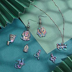 16Pcs 8 Style Plated Alloy Pendants&nbsp;FIND-CA0005-90