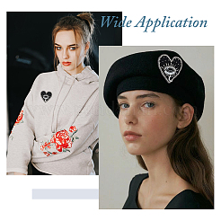 2Pcs Cloth Computerized Embroidery  Sew on Patches&nbsp;PATC-FH0001-39B