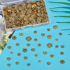 360Pcs 12 Styles Alloy Bead Caps Sets&nbsp;FIND-ME0001-40