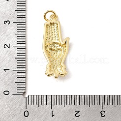 Brass Enamel Pendants&nbsp;KK-H267-091G