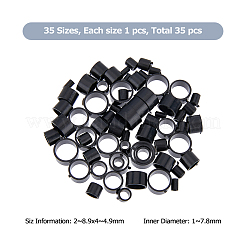 35Pcs 35 Style Plastic Guides Ring&nbsp;KY-FH0001-24
