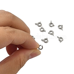 Tarnish Resistant 304 Stainless Steel Spring Ring Clasps&nbsp;STAS-O040-A-04