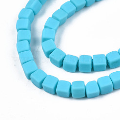 Handmade Polymer Clay Beads Strands&nbsp;CLAY-N008-061-05