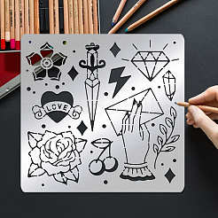 Stainless Steel Cutting Dies Stencils&nbsp;DIY-WH0279-130