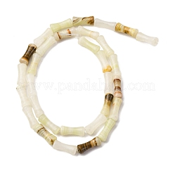 Natural Green Banded Calcite(Afghan Jade) Beads Strands&nbsp;G-L624-G11-12x5mm