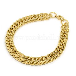 Fashionable 304 Stainless Steel Cuban Link Chain Bracelets&nbsp;STAS-A028-B064