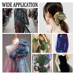 Polyester Organza Fabric&nbsp;DIY-WH0021-45C