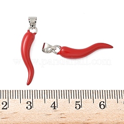 Brass Enamel Pendants&nbsp;X-KK-C110-09P