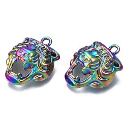 Rainbow Color Alloy Pendants&nbsp;PALLOY-N156-162-NR