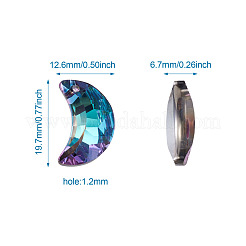 K9 Glass Rhinestone Pendants&nbsp;X-GLAA-TA001-003