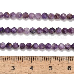 Natural Charoite Beads Strands&nbsp;GG-CBA77FB-B02-3mm