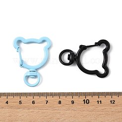 14Pcs Spray Painted Eco-Friendly Alloy Swivel Snap Hook Clasps&nbsp;FIND-FS0004-59