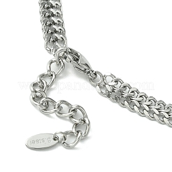 Chunky with Cubic Zirconia Necklaces&nbsp;NJEW-Q322-02P