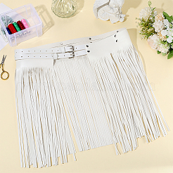 Imitation Leather Fringe Skirt Waist Belts&nbsp;AJEW-WH20020-266B