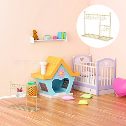 Iron Doll Clothes Rack & Hangers&nbsp;DJEW-FH0001-16A