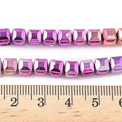 Electroplated Synthetic Non-magnetic Hematite Beads Strands&nbsp;G-A263-H01-03