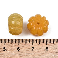 Dyed Natural Myanmar Jade Burmese Jade Carved Beads&nbsp;GG-CBAC08B-03B