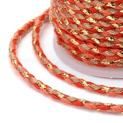4-Ply Polycotton Cord with Metallic Thread&nbsp;OCOR-Z003-D37