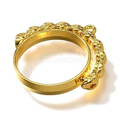 Alloy Open Back Bezel Pendants&nbsp;PALLOY-I223-17G