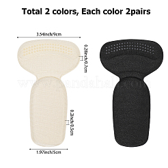 4 Pairs 2 Colors Foam Heel Cushion Inserts&nbsp;FIND-DJ0001-77