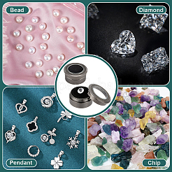 Alloy Loose Diamond Boxes&nbsp;CON-WH0104-11A-B
