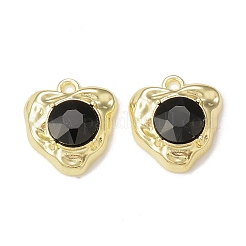 Rack Plating Alloy Glass Pendants&nbsp;PALLOY-P291-03G-04