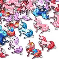 30Pcs Printed Alloy Connector Charms&nbsp;PALLOY-CJ0002-22