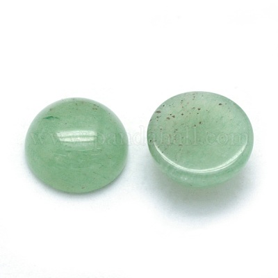Natural Green Aventurine Cabochons&nbsp;G-P393-R15-10mm-1