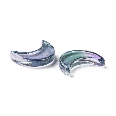 Transparent Baking Paint Glass Beads&nbsp;GLAA-D010-01A-1